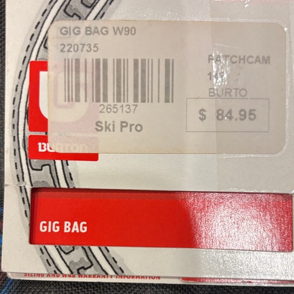 Burton Gray Camouflage Snowboard Duffel Bag - Picture 6 of 6